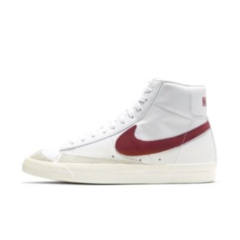 Nike Blazer Mid '77 Vintage - Férfi Utcai Cipő - Fehér/Sötét Piros